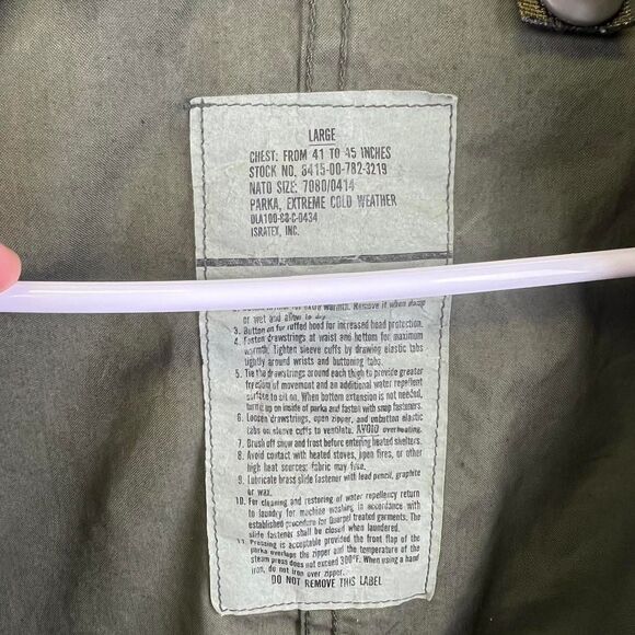 Vintage 90s M65 Fishtail Parka Jacket Size L - Picture 8 of 8